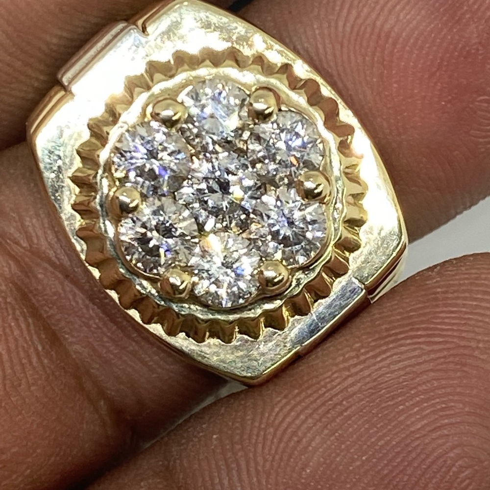 Rolex president custom made ring 3.00ct diamond